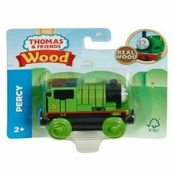 PERCY Thomas Tank Engine Wooden Railway Train NEW - Picture 2 of 2